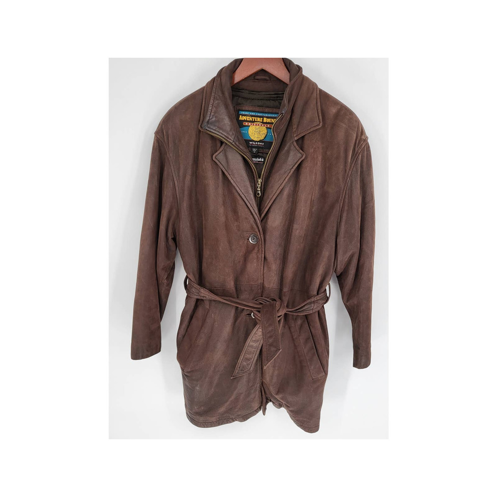 Adventure Bound Originals Wilsons Leather Brown Thinsulate Jacket Women's M